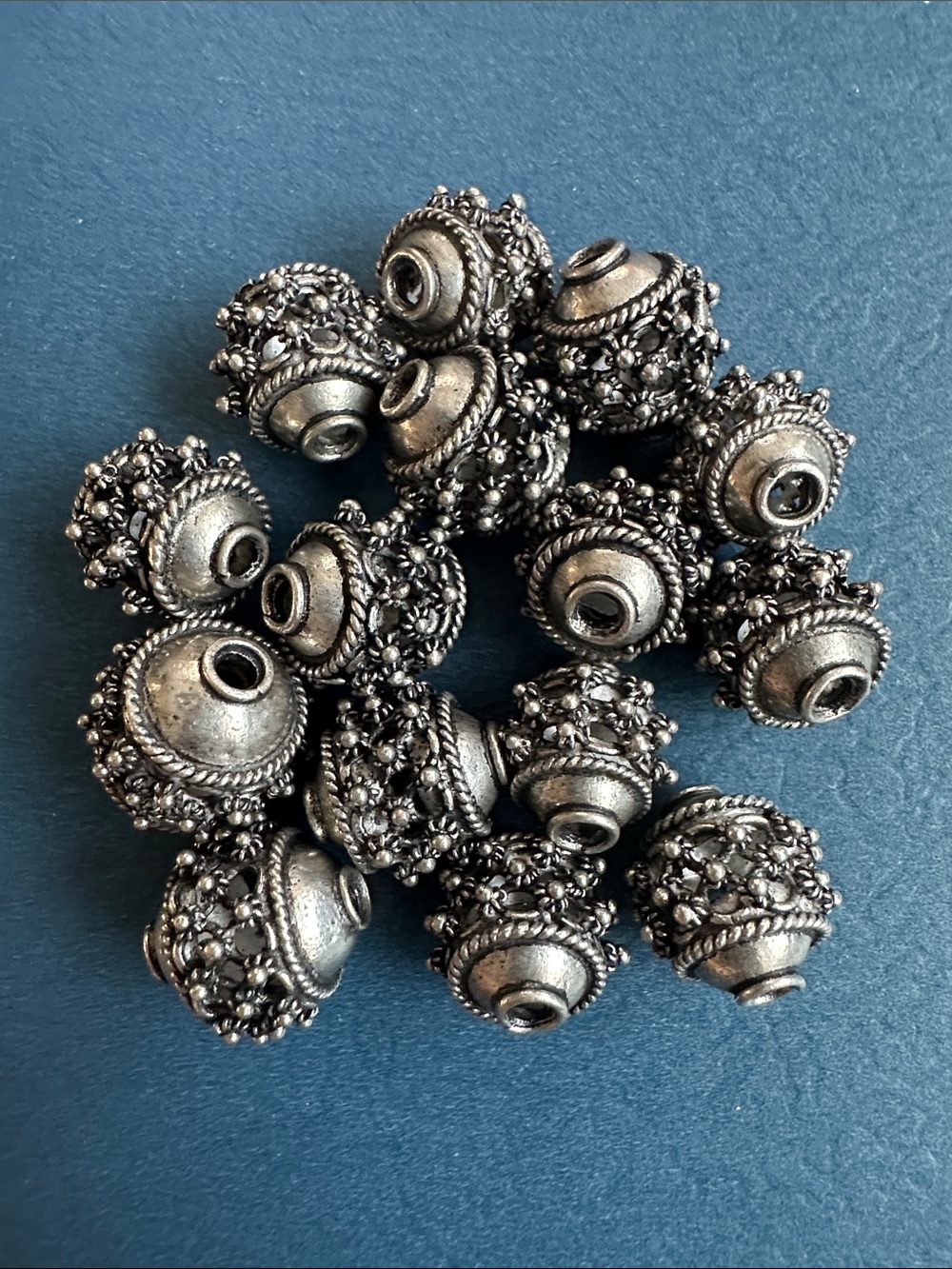 Rare Bundle of Vintage Metal Beads B